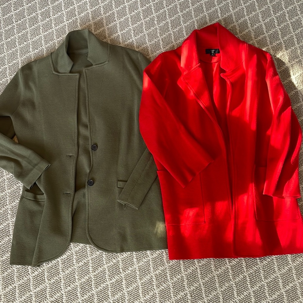 2 for 1 J.Crew sweater blazer